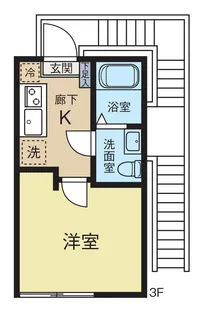 カトレア船橋【3階】の間取り