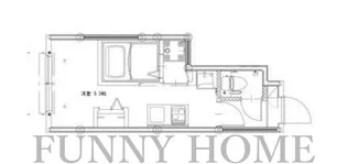 ソルナクレイシア都立大学【1階】の間取り