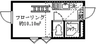 フェリスアリソン【1階】の間取り