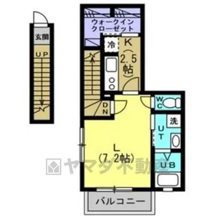 グランフロント大和【2階】の間取り