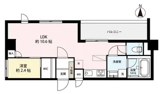 (仮称)武蔵野市境南町2丁目レジデンス【2階】の間取り