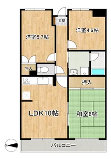埼玉県さいたま市南区白幡6【マンション】の間取り