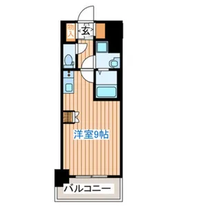 ラピスラズリ五橋【8階】の間取り