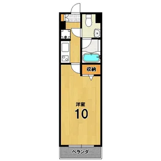 ベレヴュー聖護院【2階】の間取り