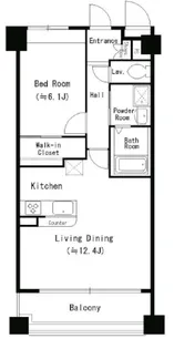 BEL MERISSA【1階】の間取り