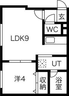 EVERGREEN KIKUSUI【4階】の間取り