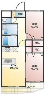 ツリーベルハイツ5番館【3階】の間取り