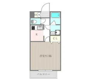 RamsesA錦町【4階】の間取り