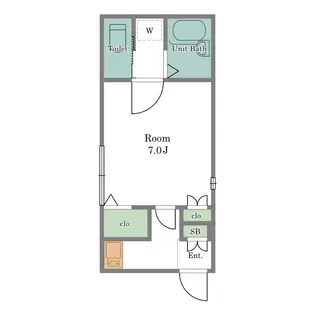 トミーコーポ【2階】の間取り