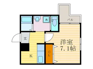 メゾンフィオ-レ【2階】の間取り