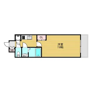 THE RESIDENCE S【5階】の間取り