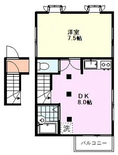 KIアパートメント【2階】の間取り