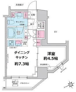 ステラメゾン三軒茶屋【10階】の間取り