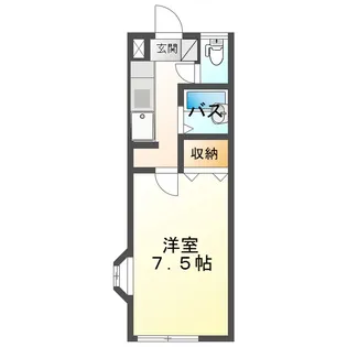 グラシア上大島【2階】の間取り