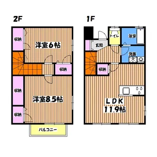 グランバリエ福島A棟の間取り