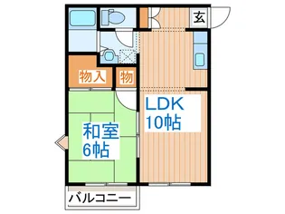 カーサメモリア【2階】の間取り