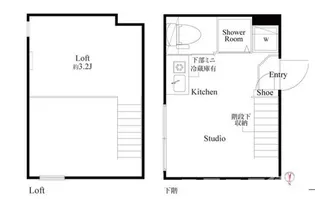 ハーモニーテラス王子神谷【1階】の間取り