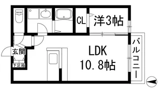 FOREST清荒神【1階】の間取り