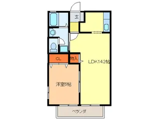 FLATS TURNER【2階】の間取り