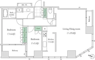 シティタワー新宿新都心【28階】の間取り