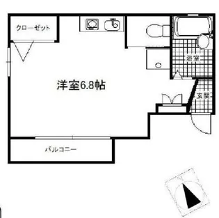 メゾンド江戸川橋【2階】の間取り