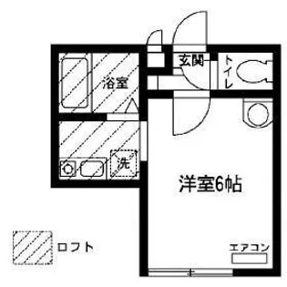 ロッシェル共和3号棟【2階】の間取り