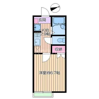 HOKUSAI345【2階】の間取り
