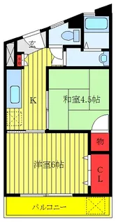伊佐馬ビル【2階】の間取り