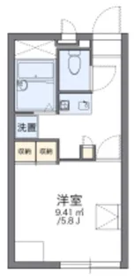 レオパレスMOKUREN【2階】の間取り