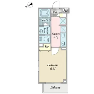 クレール・コトブキ【3階】の間取り