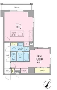 グランレスト文京茗荷谷【4階】の間取り