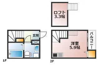 ハーモニーテラス瑞穂通の間取り