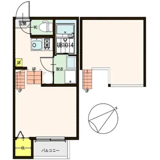 STAGE葉山【2階】の間取り