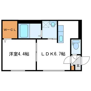 コローレN18W6【2階】の間取り