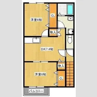 プレミアム21【2階】の間取り