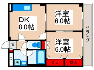 リバ-リッチ第2川富ビル【5階】の間取り