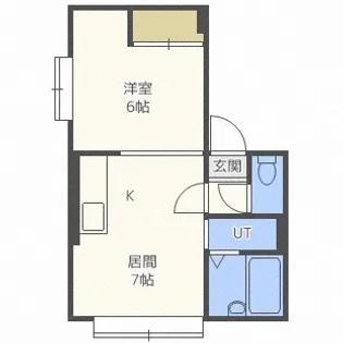 ステーション新道東I【2階】の間取り