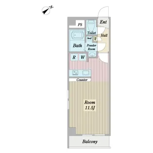 ワコーレ荻窪【2階】の間取り