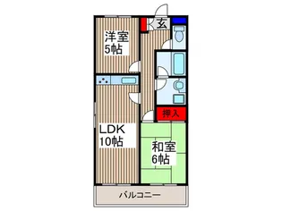 グリ-ンプラザ所沢【2階】の間取り