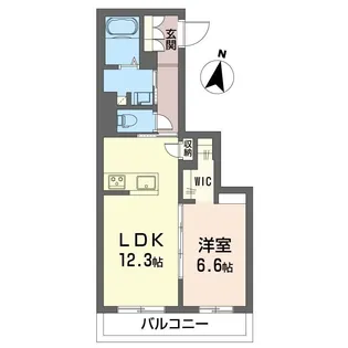 KAZUN’S WIND OF SEA参番館【2階】の間取り