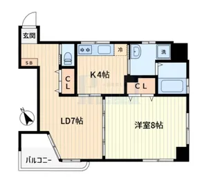 文京ツインタワー【3階】の間取り