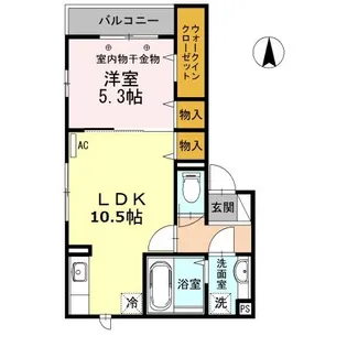 メープル・シャンテ【3階】の間取り