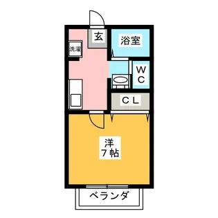 セントラルふじみ野【1階】の間取り