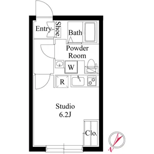 アバンティア初台【4階】の間取り