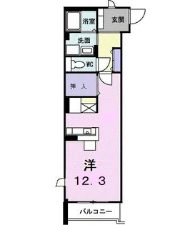 LOTUS南浜【2階】の間取り