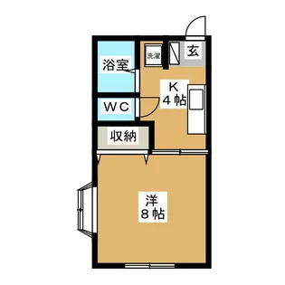 エクセレント桐 A【1階】の間取り