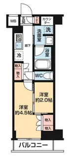 セジョリ池袋本町【2階】の間取り