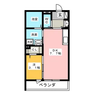 Felice Nagoya【3階】の間取り