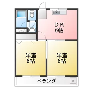 近藤ハイツ【1階】の間取り