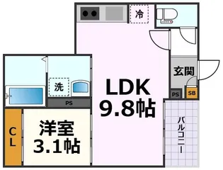 REGALEST黄金【2階】の間取り